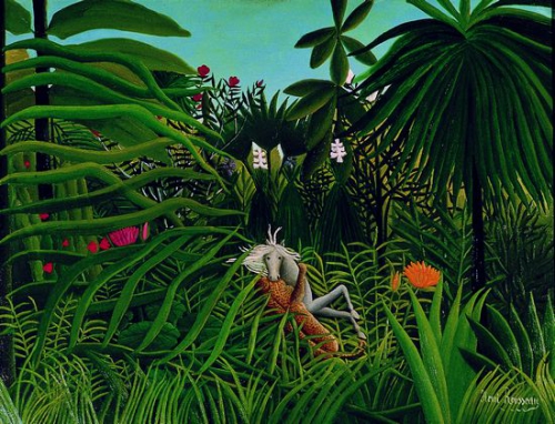 douanier,rousseau,cheval,jaguar