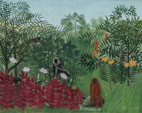 douanier,rousseau,foret,singes